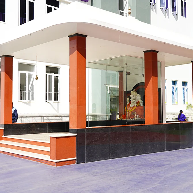 The campus temple at NHIS
