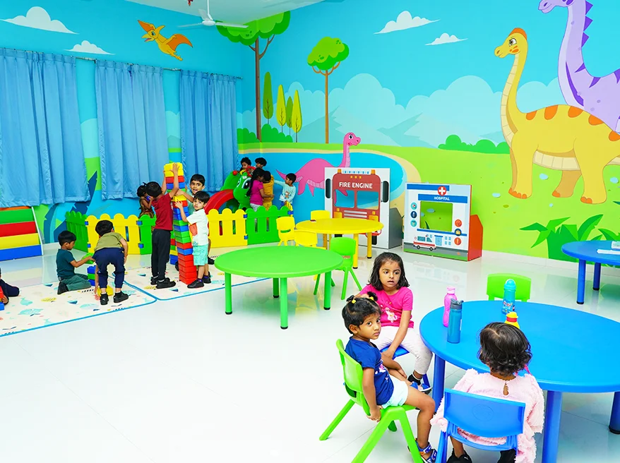 UKG children in the NHIS kindergarten activity room