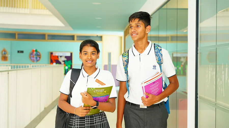 Secondary students in a CBSE classroom at NHIS