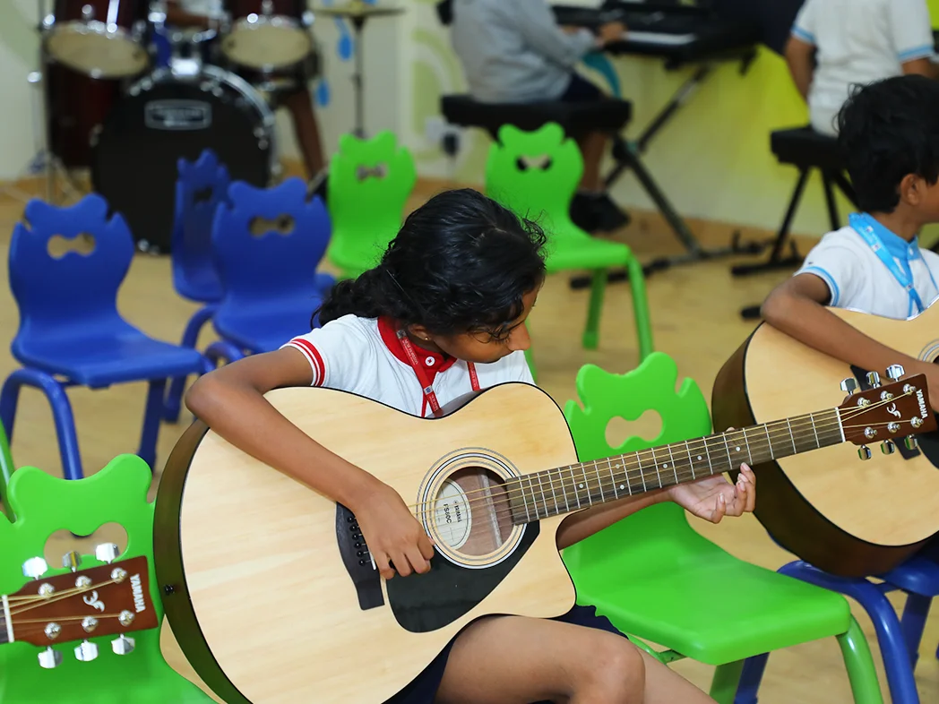NHIS students taking part in a co-curricular activity session