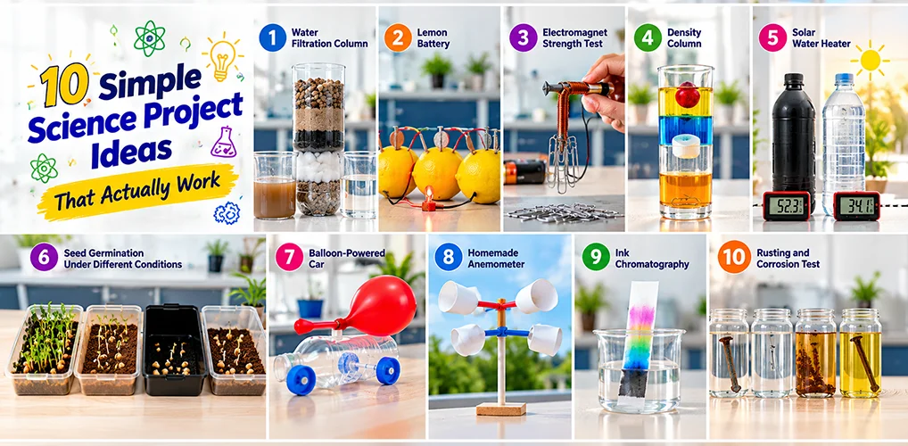 10 Simple Science Project Ideas for School Students