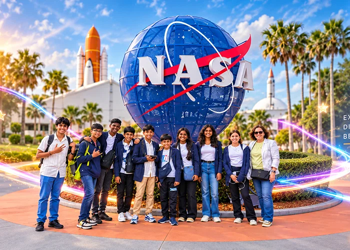 NHIS students on the NASA Kennedy Space Center educational tour