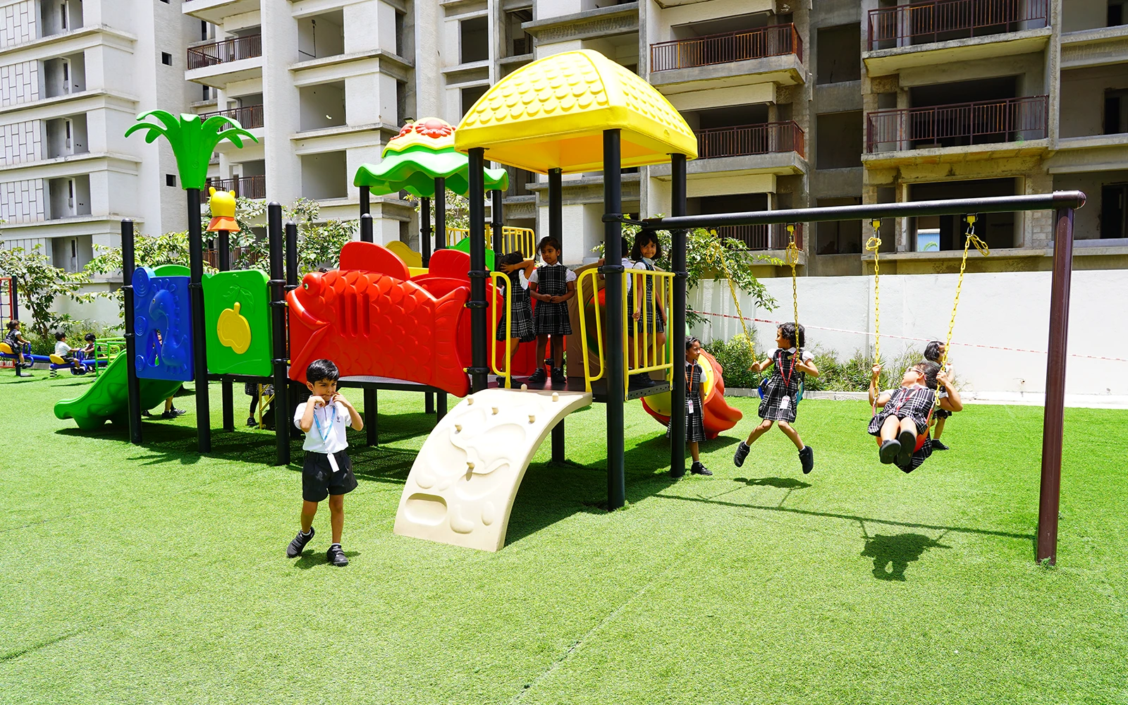 Children's Play Area at New Horizon International School