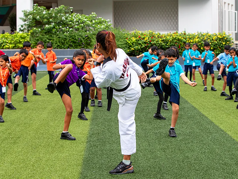 Karate and self-defense activity