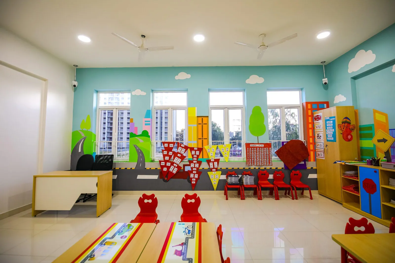 Class Rooms with Furniture at New Horizon International School — photograph 2