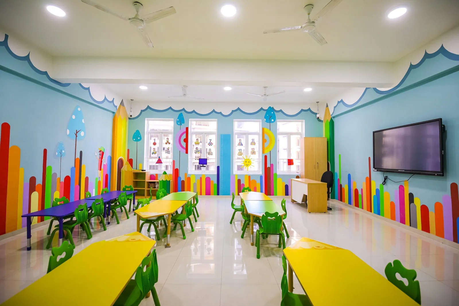 Class Rooms with Furniture at New Horizon International School — photograph 17