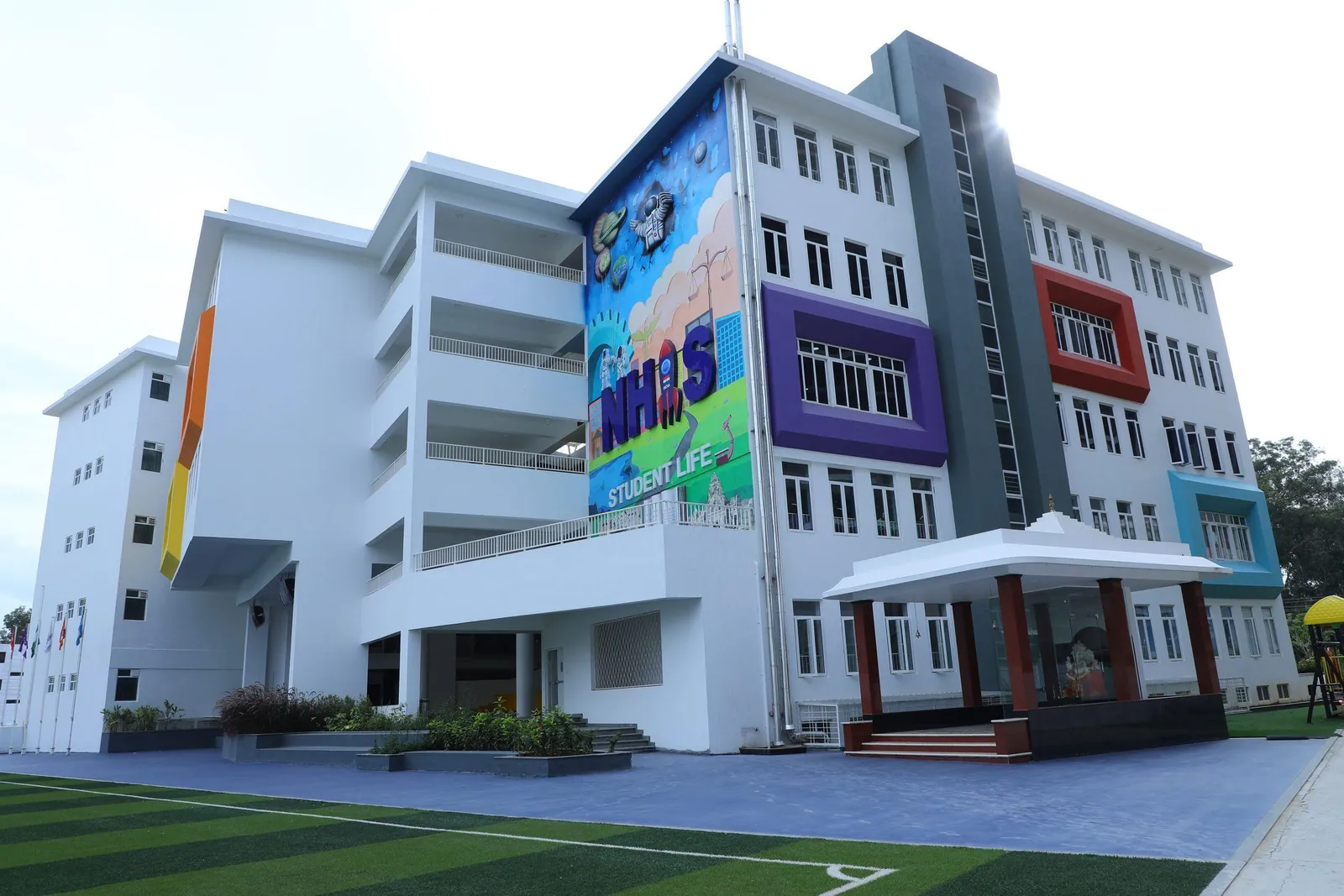 School Building at New Horizon International School — photograph 4