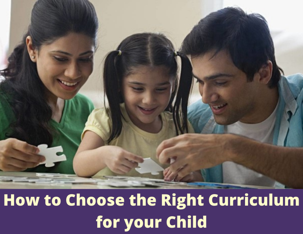 How to choose the right curriculum for your child